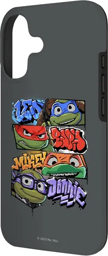 Vista 2 de Teenage Mutant Ninja Turtles: Mutant Mayhem Graffiti Names Case for iPhone 17