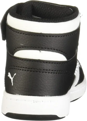 Vista 3 de PUMA Tenis de velcro para niños, NegroBlancoRojo