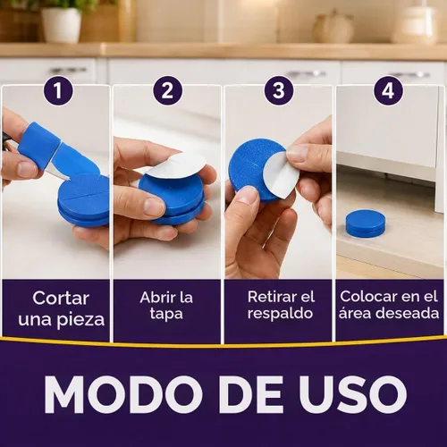 Vista 3 de Repelente Keep Roach Away para interiores, repelente de cucarachas lejos para el hogar, cobertura de 120 pies cuadrados, ingredientes a base
