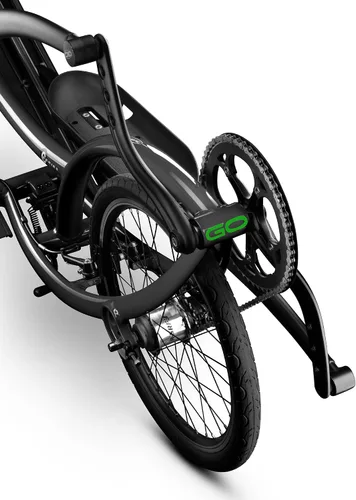 Vista 4 de ElliptiGO Bicicleta elíptica para exteriores de larga zancada 3C, se convierte en bicicleta de interior Negro