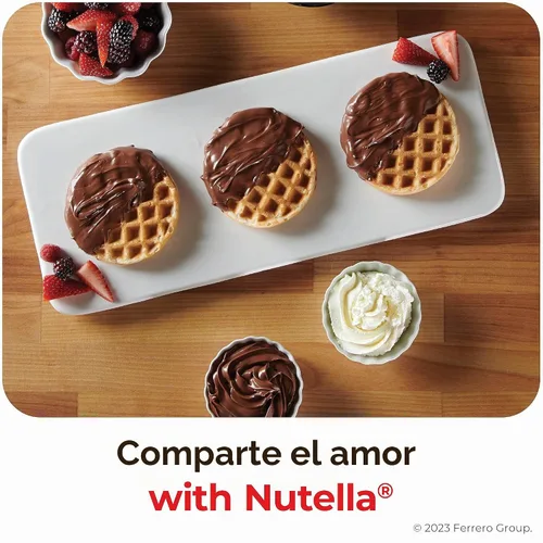 Vista 6 de Nutella - Bolsas para tuberías para untar avellanas, 6 bolsas, suministros para hornear, 211.2 onzas cada una