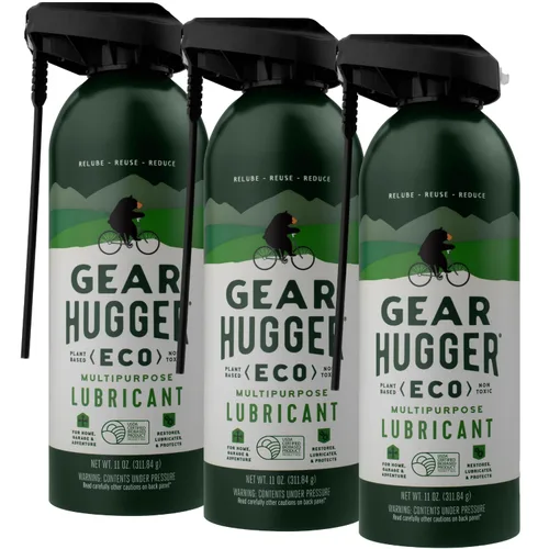 Vista 9 de Gear Hugger Lubricante, Desengrasante y Removedor de Óxido - Ecológico (11 oz, Paquete de 3), Lubricante en Aerosol para Puerta de Garaje, Limpiador