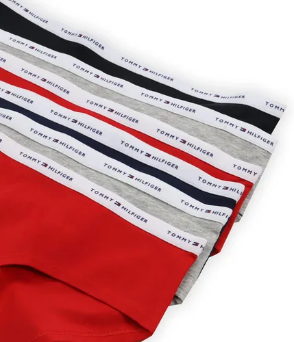 Vista 2 de Tommy Hilfiger Ropa interior básica para mujer, bragas hipster de algodón, paquete de 6