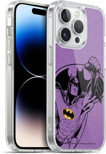 Vista 156 de Head Case Designs Funda de gel con licencia oficial de Batman DC Comics Bat Signal Logos [protección de grado militar] compatible con Apple iPhone 7