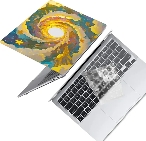 Vista 11 de Funda protectora de plástico para MacBook Air de 11 pulgadas 2015-2010 modelo A1465 A1370, funda protectora de plástico para portátil y cubierta