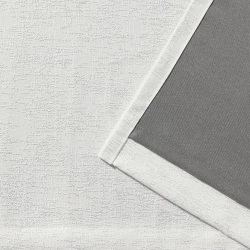 Vista 4 de Exclusive Home Zeus - Par de paneles de cortinas opacas de jacquard con textura sólida, pestañas ocultas y bolsillo para barra, 52 x 84 pulgadas