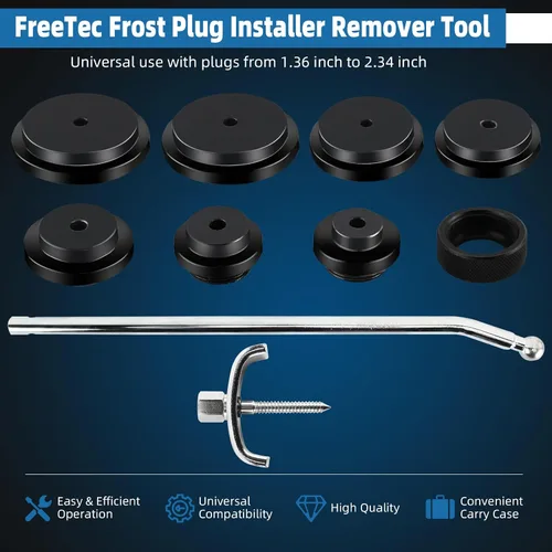 Vista 2 de FreeTec Juego de herramientas de extracción de enchufe Frost
