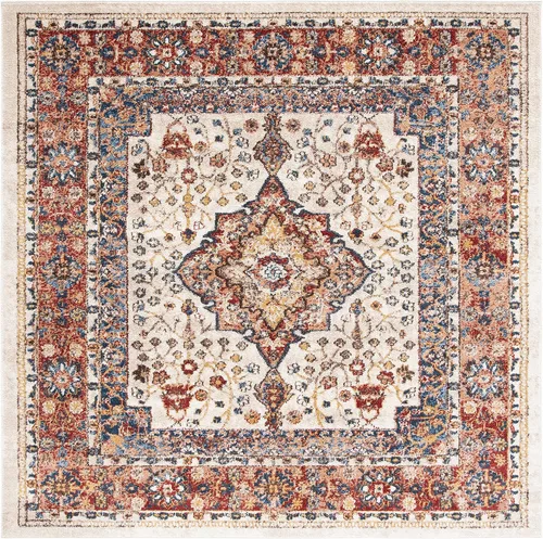 Vista 77 de SAFAVIEH Bijar Collection - Alfombra decorativa de 2 pies 3 pulgadas x 4 pies, marfil y óxido, diseño oriental envejecido, no desprende pelusa
