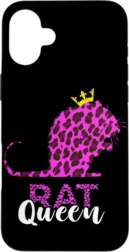 Vista 23 de Rat Queen Crown Leopard Mouse Rat Lover Rodent Rat Owner Case for iPhone 17
