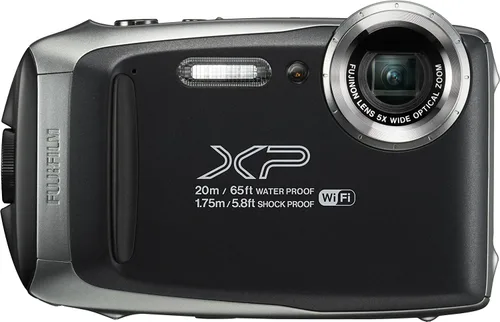 Vista 7 de Fujifilm FinePix XP130 Cámara digital impermeable con tarjeta SD de 16 GB - Azul cielo