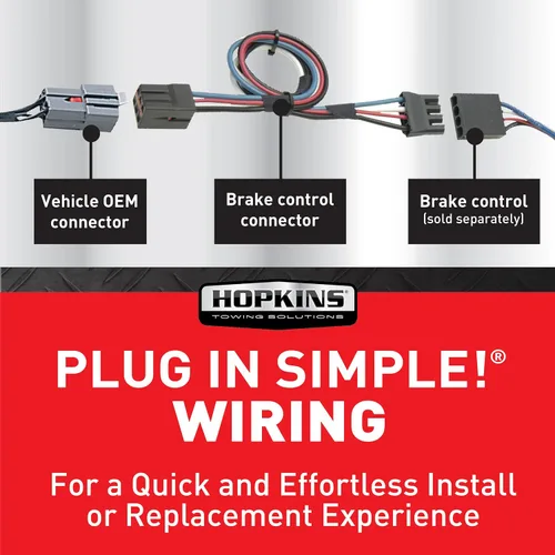Vista 3 de Hopkins Towing Solutions 47735 Adaptador de repuesto de fuerza de freno e impulso
