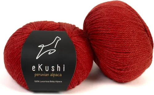 Vista 128 de 100% Hilo de Alpaca Baby para Tejer y Ganchillo - 1 Cono de Hilo Premium DK - Ligero, Hipoalergénico y Térmico Hecho en Perú - Ideal para Proyectos