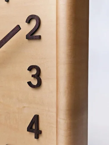 Vista 7 de Reloj de pared de 14 pulgadas; reloj de pared de madera; decoraciones para colgar en la pared; decoraciones; reloj decorativo grande; reloj