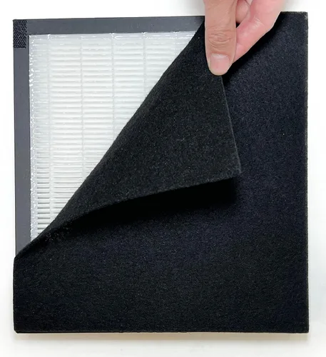 Vista 4 de Nispira Airvantage WK01234QPC - Filtro de repuesto para purificador de aire Oreck Air94 WK10002QPC, Plus Pet WK10052QPC True HEPA carbón activado 1