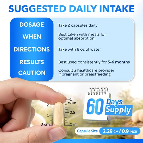 Vista 6 de Melena de león orgánica USDA 50% polisacáridos, 120ct Focus Salud