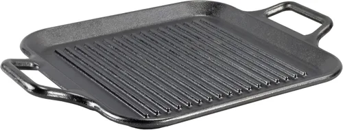 Vista 7 de [Usado] Lodge BOLD Plancha de Hierro Fundido Sazonado de 12 Pulgadas, Utensilios de Cocina de Diseño Vanguardista Design-Forward BOLD - Utensilios