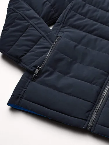 Vista 6 de Nautica Mens Stretch Reversible Midweight Puffer Jacket Wind and Water Resistant