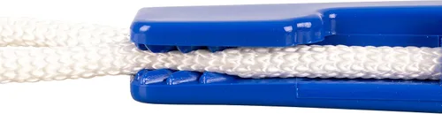 Vista 4 de Taylor Made Quick Knot - Ganchos para guardabarros de barco para línea de 1/4 pulgadas, nailon moldeado azul resistente, 2-1/8 x 1-1/8 x 3/4