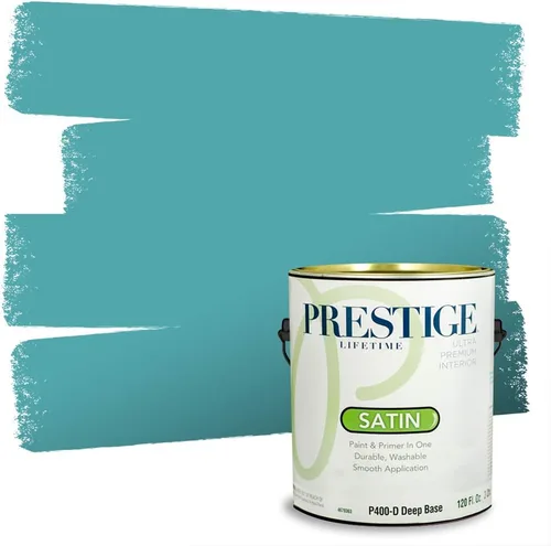 Vista 194 de PRESTIGE Pintura exterior e imprimación en uno, Apalaches, plano, 1 galón