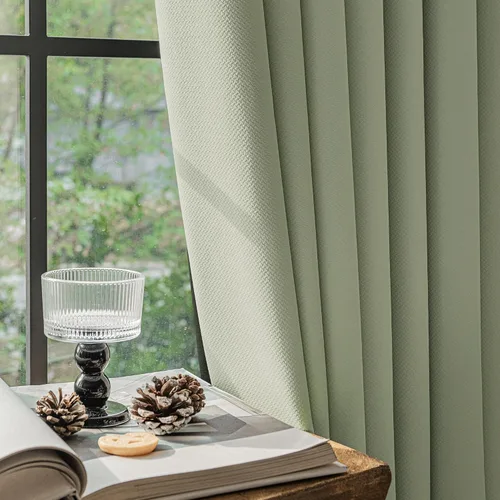 Vista 41 de FMFUNCTEX - Cortinas 100% opacas color beige de 40 x 63 pulgadas para dormitorio, 2 paneles Black out Drapes, Thermal Insulated Noise Reducing