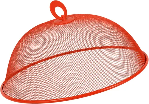 Vista 7 de Affordit Cubierta de Malla para Alimentos Tipo Carpa Sombrilla, 10.75 pulgadas, Cubiertas de Malla Reutilizables para Pícnic al Aire Libre, Red