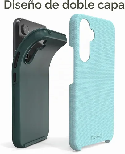 Vista 4 de Crave para Samsung Galaxy A54 Funda, Funda de Protección Resistente a Prueba de Golpes de Doble Capa para Galaxy A54 (16.26 cm) - Aqua