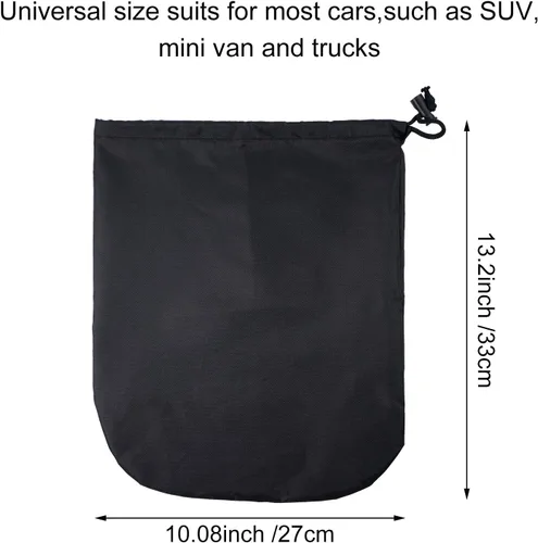 Vista 2 de Frienda Cubierta de espejo retrovisor de visión lateral, cubierta de protección para espejo de nieve y hielo, accesorios traseros exteriores