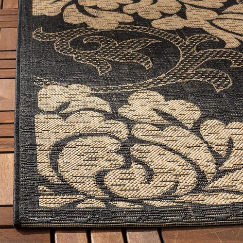 Vista 3 de SAFAVIEH Courtyard Collection CY6957 - Alfombra de pasillo de 2 pies 3 pulgadas x 6 pies 7 pulgadas, color ladrillo natural para interiores