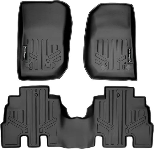 Vista 14 de MAXLINER Juego de alfombrillas de primera fila para Jeep Wrangler 1997-2006