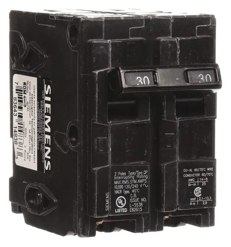 Vista 10 de Disyuntor Q220 tipo QP de doble polo de 20 amperios