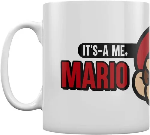 Vista 2 de Pyramid International Super Mario (It'S A Me Mario) - Taza de cerámica de 10 onzas líquidas, tamaño único