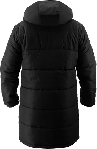 Vista 3 de adidas Parka larga de invierno para deportes de combate, color negro