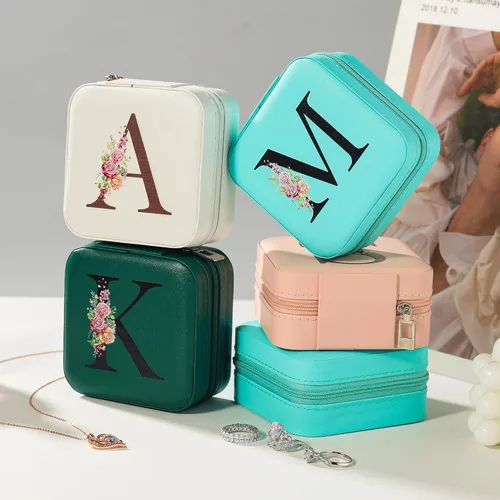 Vista 7 de Parima Regalos de Navidad para mujeres, adolescentes y niñas, para rellenar calcetines, organizador de joyas de viaje, caja de joyería pequeña