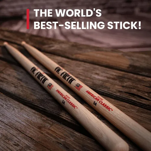 Vista 2 de Baquetas Vic Firth clásicas 5A, Custom