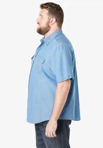Vista 4 de Boulder Creek by Kingsize - Camisa de manga corta para hombre