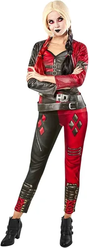 Vista 8 de Rubies II Disfraz de Harley Quinn de DC Comics Suicide Squad 2 para mujer aspecto principal Multi