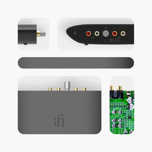Vista 5 de iFi Audio Zen Air Phono - Reduce el silbido y el ruido en la reproducción de vinilo - Preamplificador de escenario de fono de alta resolución