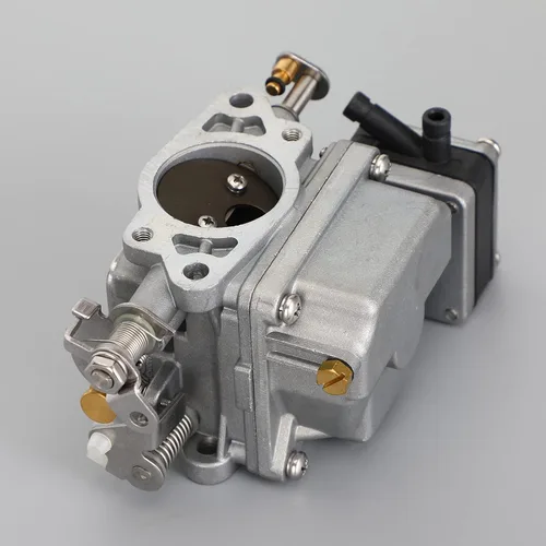 Vista 2 de Carburador para motores fueraborda Tohatsu/Nissan 9.9HP 15HP 18HP 2 tiempos, barco Modelo de motor M9.9D2 M15D2 M18E2, parte