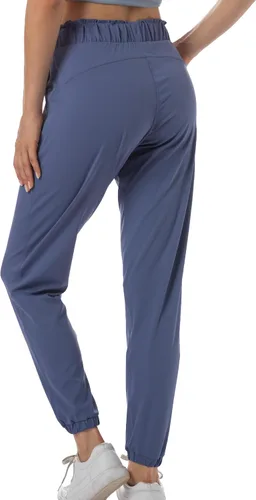 Vista 176 de Kcutteyg - Pantalones deportivos con bolsillos para mujer, diseño suave, ligero y de secado rápido, para entrenamiento, gimnasia, yoga y correr
