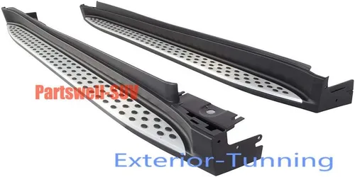 Vista 2 de Estribos Pedales laterales Barra protectora Nerf para Mercedes Bens ML W164 2006-2011