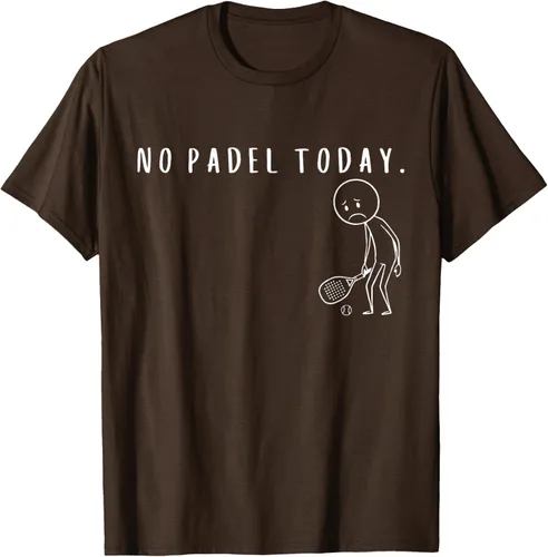 Vista 9 de No Padel Today Funny Padel Stickman Padel Playera Jugador de Tenis