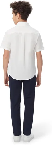 Vista 6 de French Toast Niños Pequeños S/S Camisa abotonada 2-Blanco