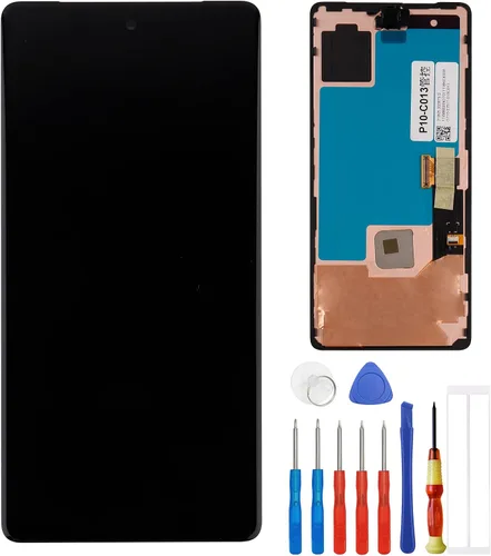 Vista 7 de Pantalla digital LCD compatible con Google Pixel 6 GB7N6 G9S9B16 6.4 "pantalla LCD táctil Asamblea (soporte de huellas dactilares)+herramientas