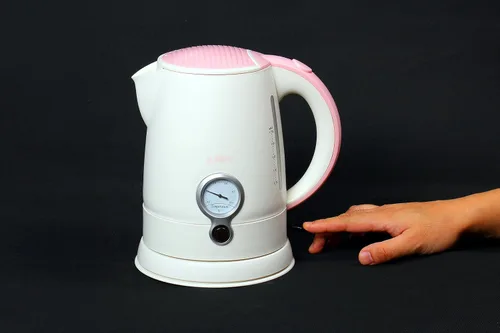 Vista 3 de aJOY Professional Designer Series - Hervidor eléctrico inalámbrico de 1.7 L, sin BPA, elemento calefactor oculto de 360 grados, control