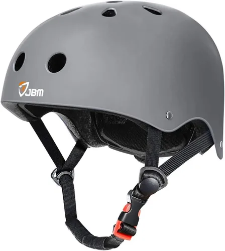 Vista 17 de Casco para Monopatín JBM - Casco Ligero, Ajustable y Ventilado para Patinete, Patines, Patinaje en Línea
