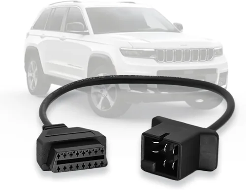 Vista 15 de Adaptador OBD1 a OBD2 para Honda Cable de 3 Pines, Compatible con Vehículo Honda Cable Adaptador de Conector Diagnóstico de 3pines Obd1 a 16pines