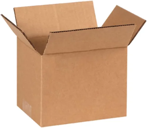 Vista 145 de Secure Seal - Paquete de 50 cajas de cartón corrugado de 8 x 4 x 4 pulgadas para envíos de cartón móvil