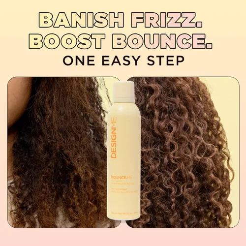 Vista 6 de DESIGNME BOUNCE.ME Curl Cream & Curl Mousse para cabello rizado Define, hidrata, aumenta el rebote y controla el encrespamiento Fórmula