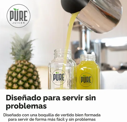 Vista 5 de PURE - Jarra de acero inoxidable – Jarra de agua de 2 litros – Jarra de acero inoxidable duradera – Jarra para servir jugo – Jarra de acero