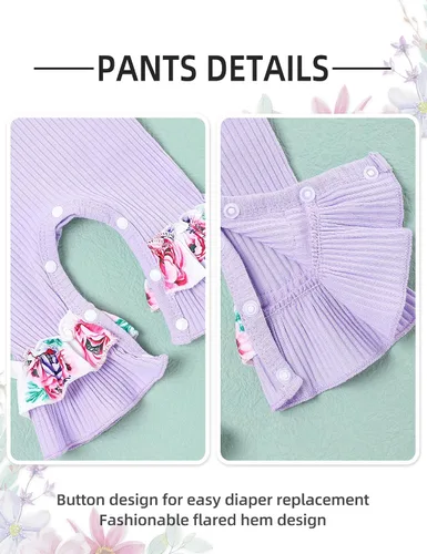 Vista 2 de Mono de manga larga con estampado floral para bebé o niña